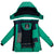 Kamik Hux Jacket - Boys' Green/Midnight