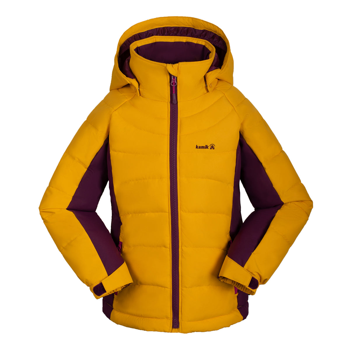 Kamik Aayla Jacket - Girls' Saffron/Grape
