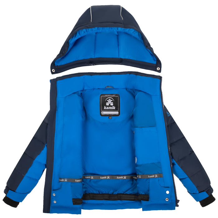 Kamik Anakin Jacket - Boys' Royal/Midnight