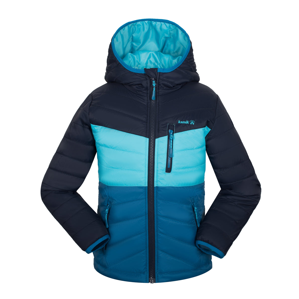 Kamik Harley Jacket - Girls' Midnight/Mykonos