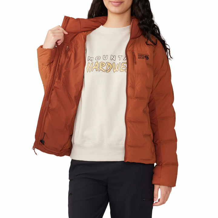 Mountain Hardwear Stretchdown™ High-Hip Jacket - Women's Iron Oxide