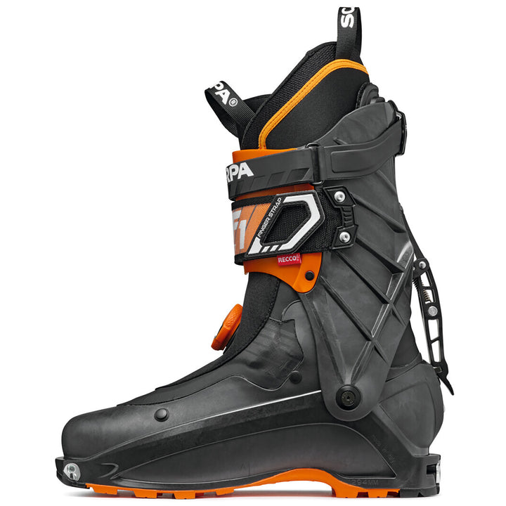 Scarpa F1 LT Alpine Touring Ski Boots 2025 Carbon/Orange