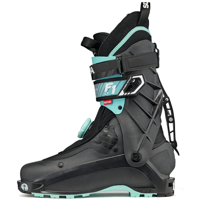Scarpa F1 LT Alpine Touring Ski Boots - Women's 2026 Carbon/Aqua