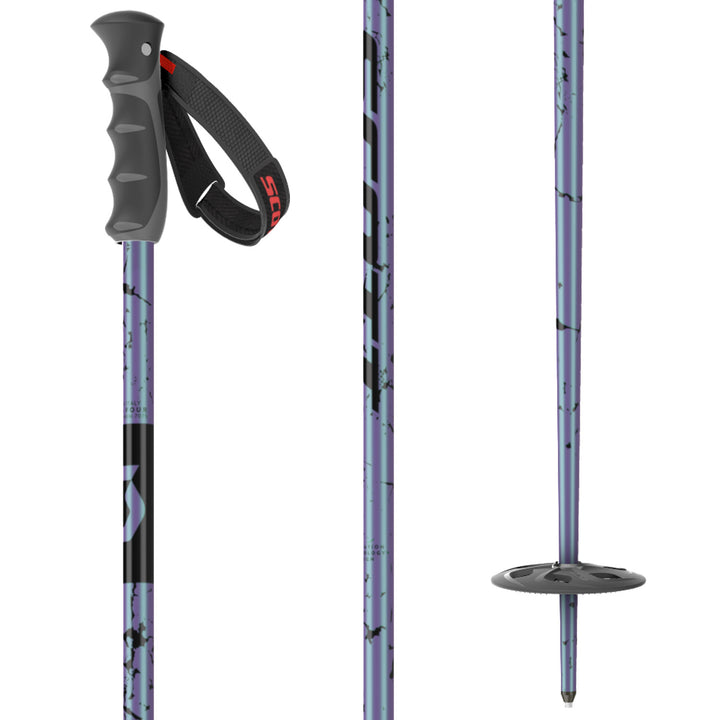 Scott Team Issue SRS Ski Poles 2025 Aurora Green