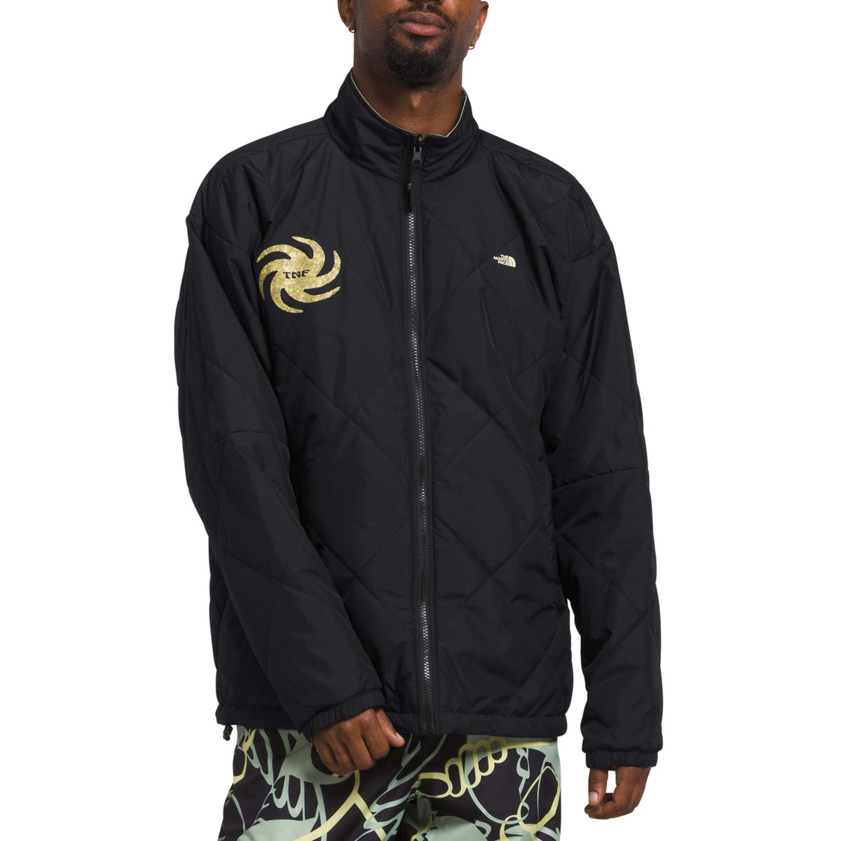 The North Face Afterburner Jacket - Men's TNF Black/Misty Sage