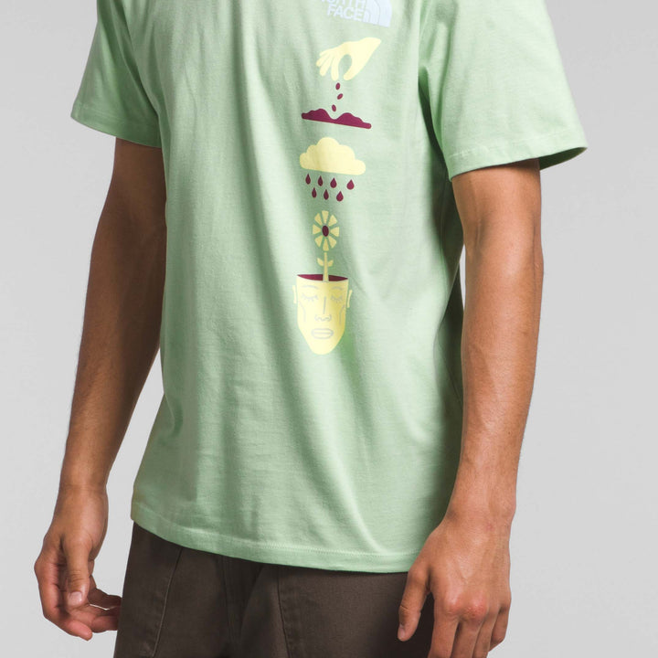 The North Face Short-Sleeve Brand Proud T-Shirt - Men's Misty Sage/Snow