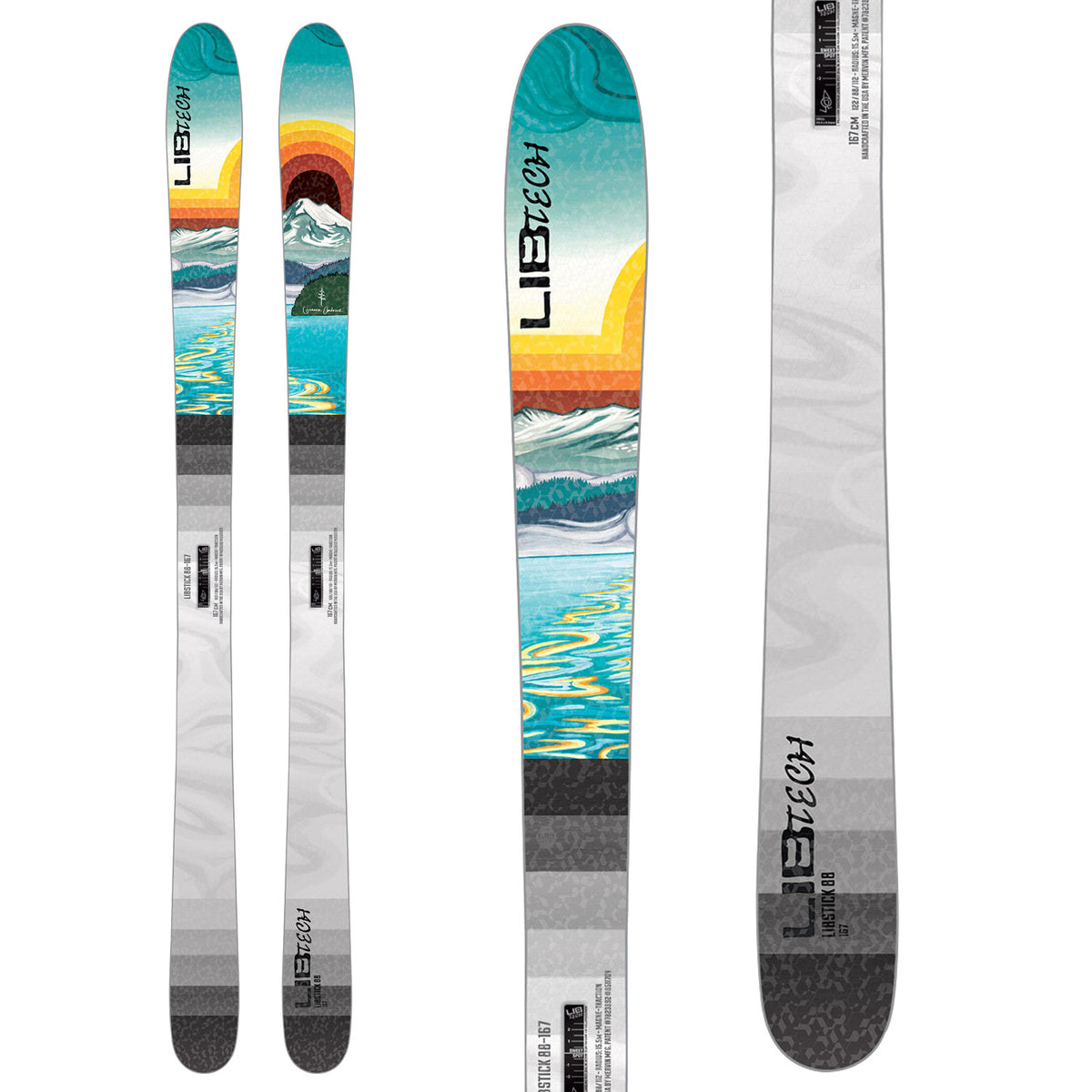 Lib Tech Libstick 88 Skis - Women's 2024