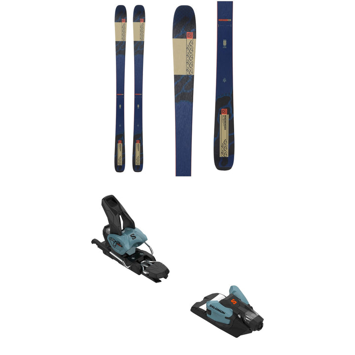 K2 Mindbender 90 C Skis + Salomon Strive 12 GW Ski Bindings 2024