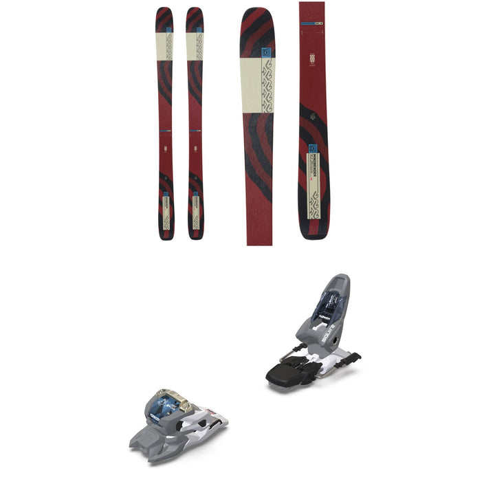 K2 Mindbender 96 C W Skis - Women's + Marker Squire 11 Ski Bindings