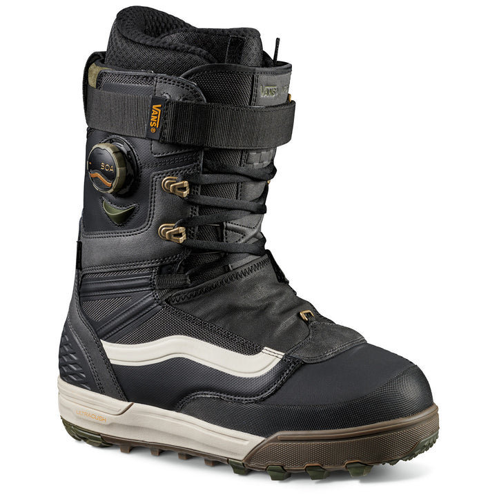 Vans Infuse Snowboard Boots 2024 Paisley Suede Black/Olive