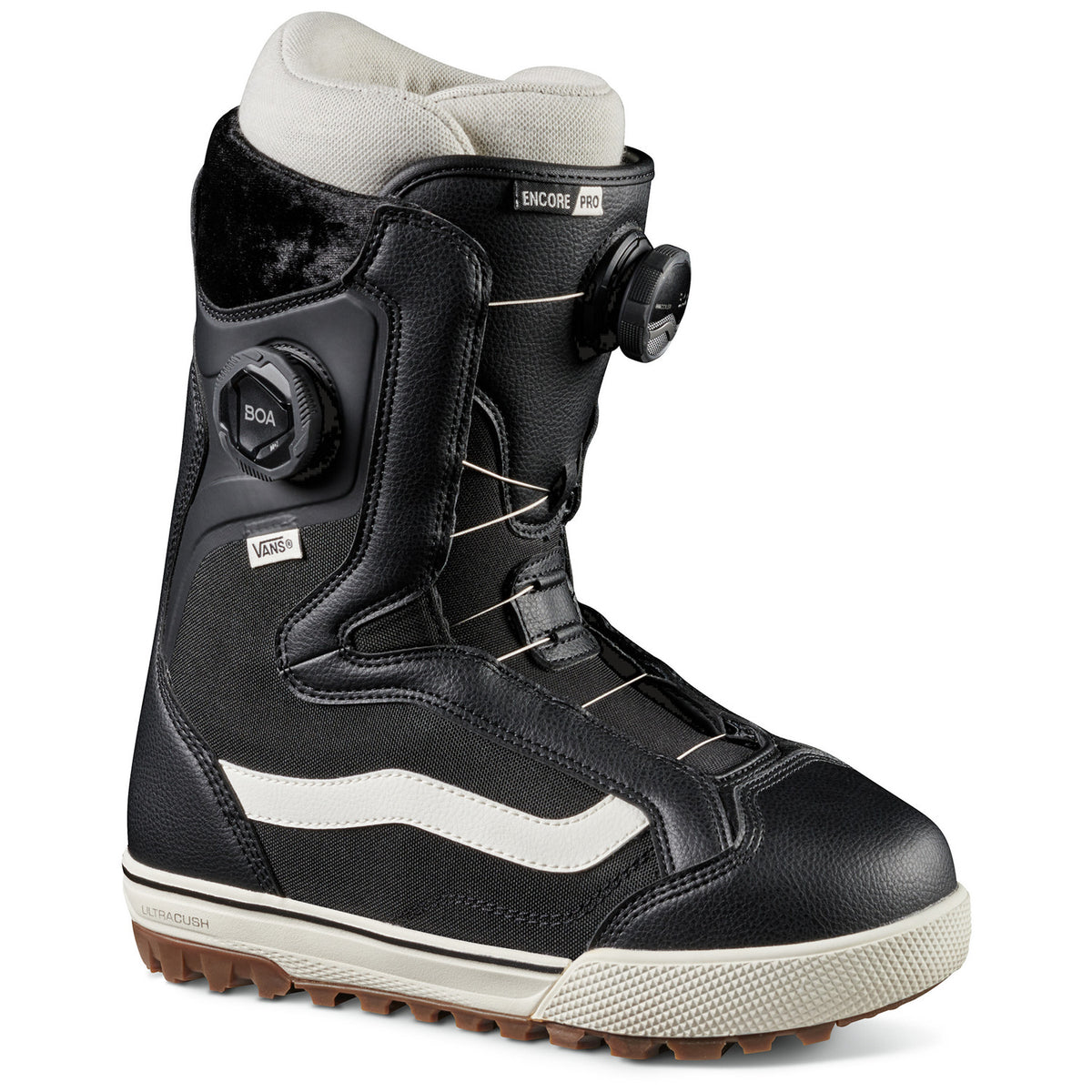 Vans Encore Pro Snowboard Boots - Women's Black/Marshmallow