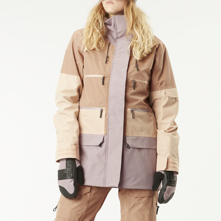 Picture Organic U68 Jacket - Women's Mocha/Rose Dust