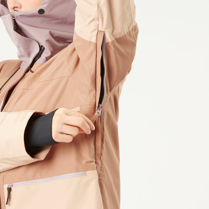 Picture Organic U68 Jacket - Women's Mocha/Rose Dust