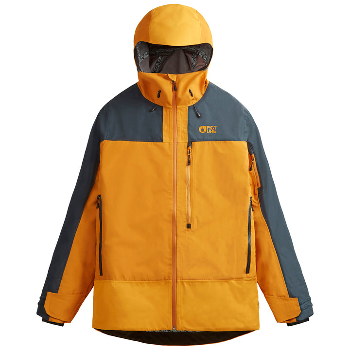 Picture Organic Broader 3L Jacket - Men's Camel/Dark Blue