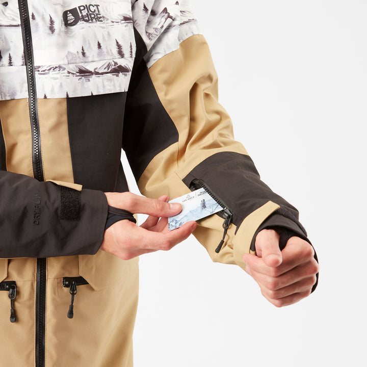 Picture Organic Stone Printed Jacket - Men's Mood