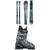 Nordica SUV 84 + TP2 Compact FDT Ski Bindings + Nordica Sportmachine 3 80 Ski Boots 2024