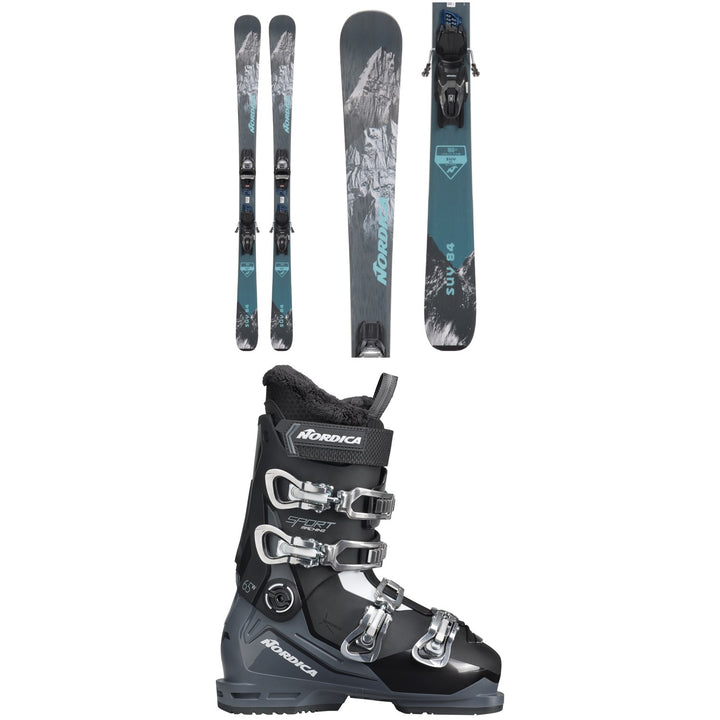 Nordica SUV 84 + TP2 Compact FDT Ski Bindings + Nordica Sportmachine 3 65 W Ski Boots - Women's
