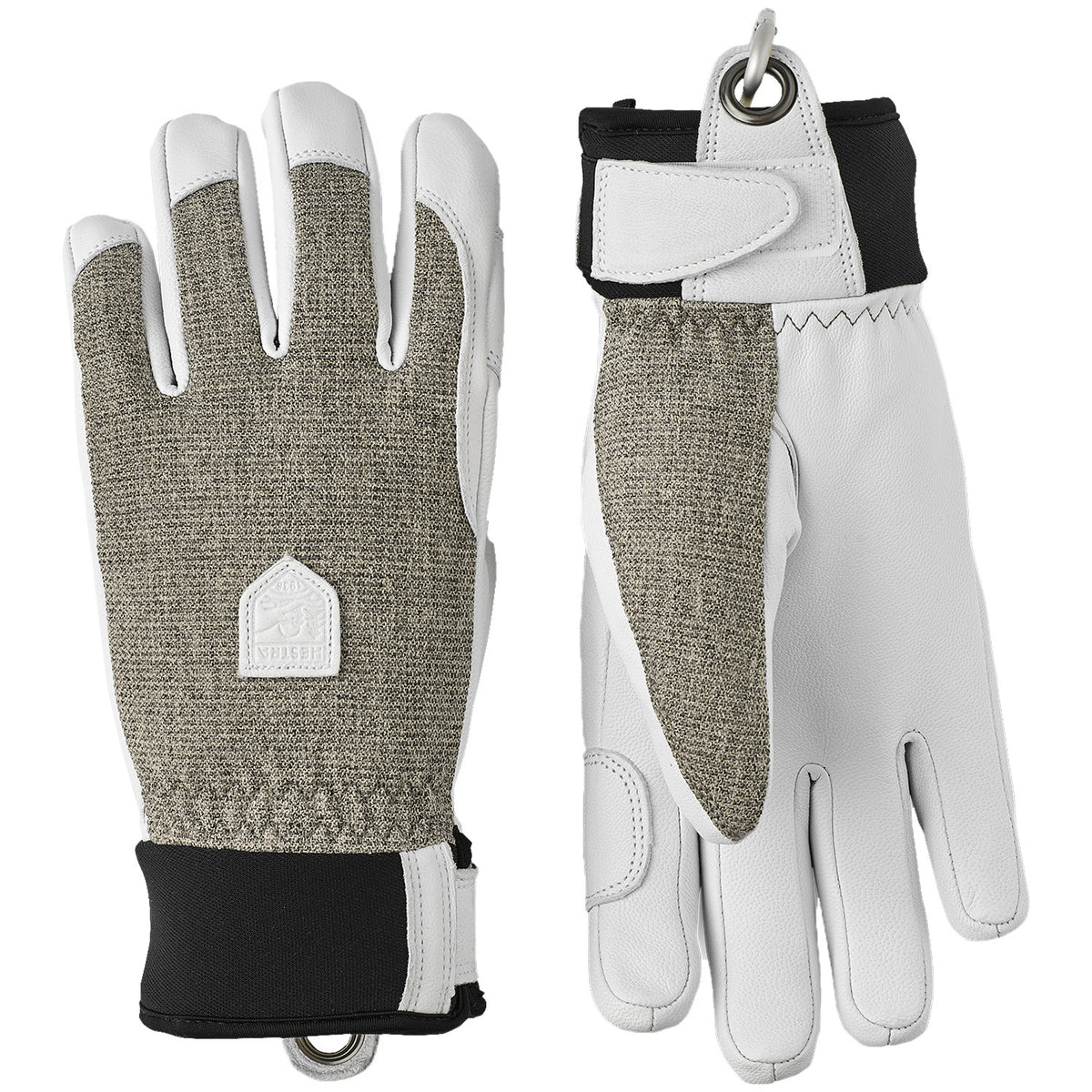 Hestra Army Leather Patrol Gloves - Women's Light Grey