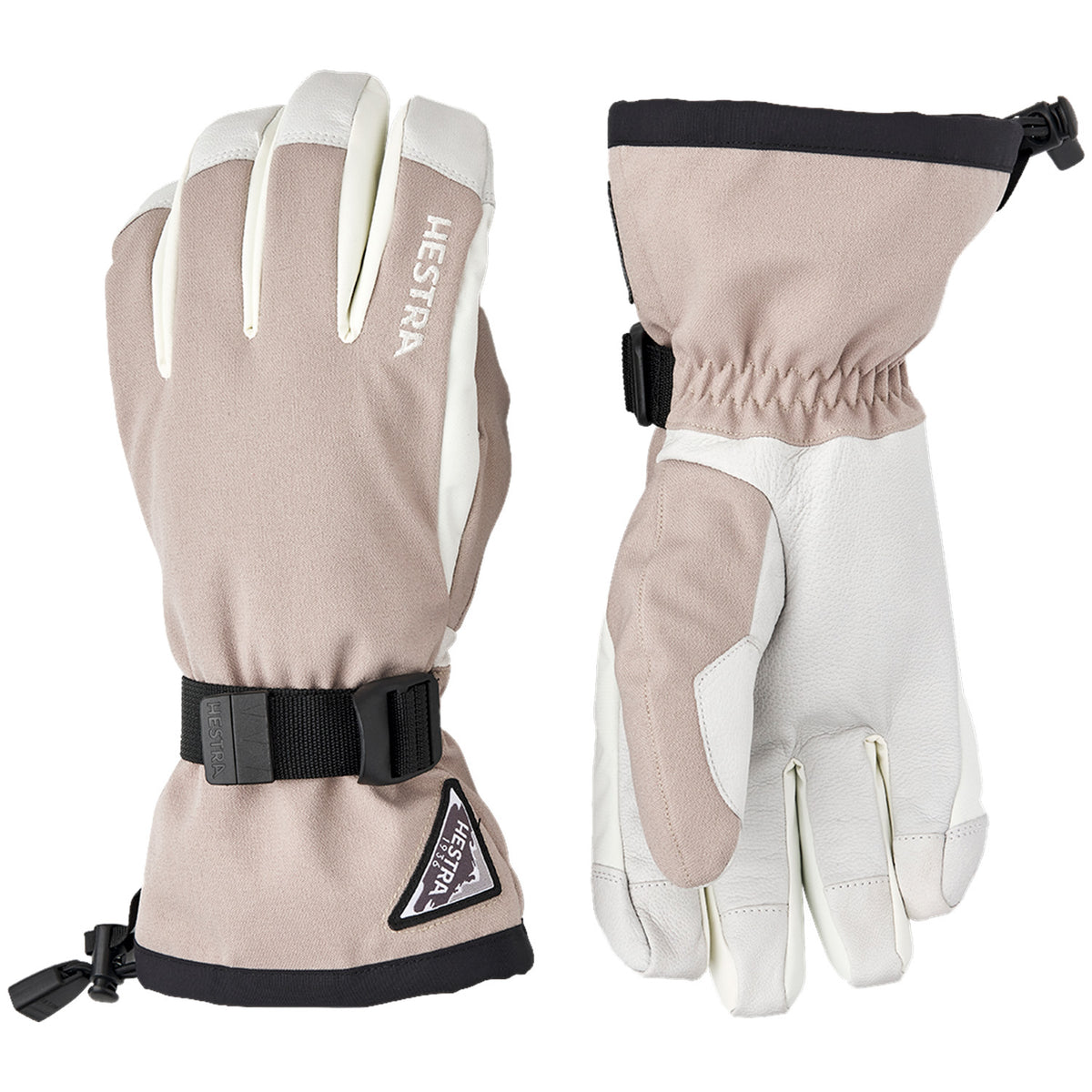 Hestra Powder Gauntlet 5 Finger Gloves Beige