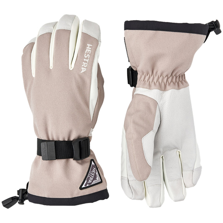 Hestra Powder Gauntlet 5 Finger Gloves Beige