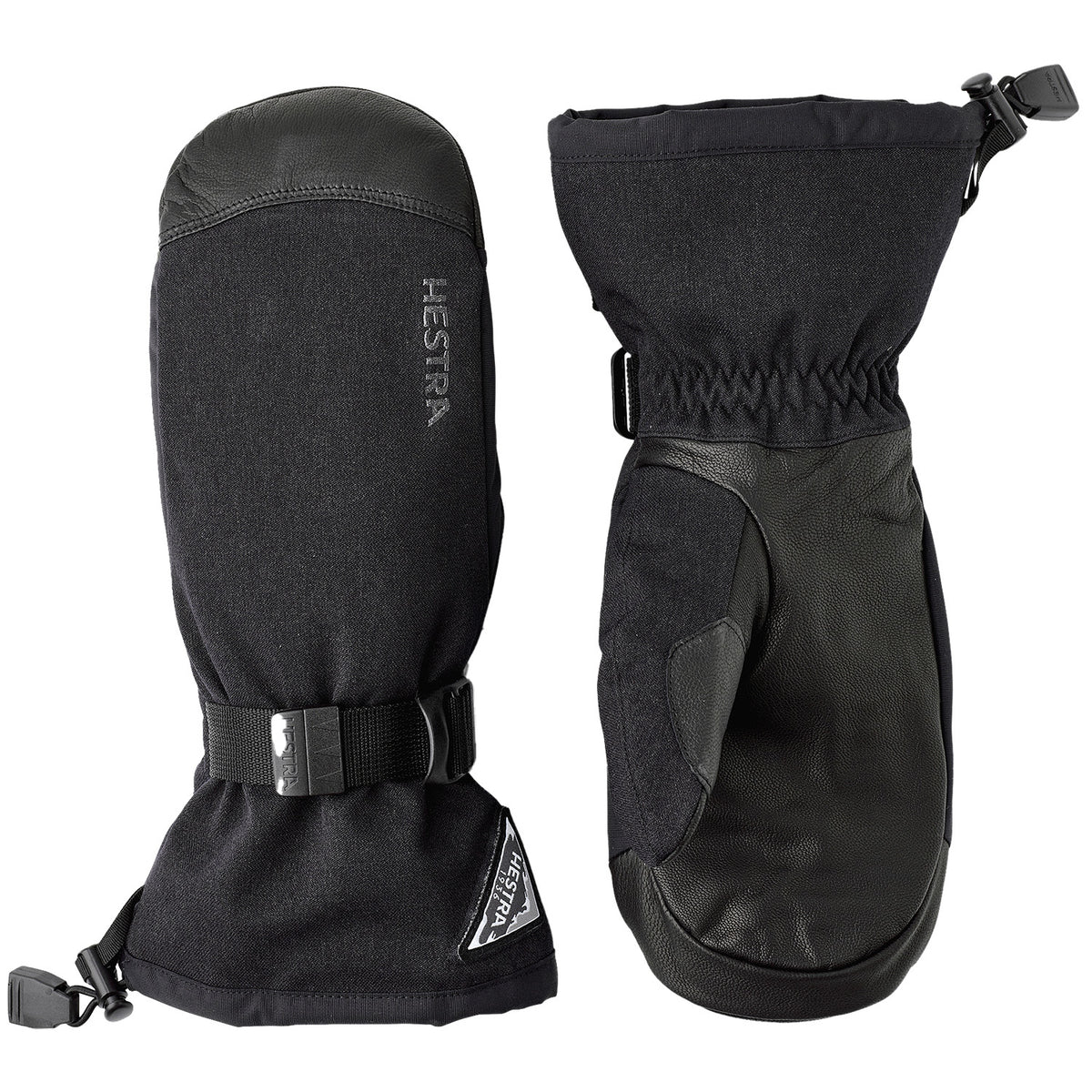 Hestra Powder Gauntlet Mittens Black