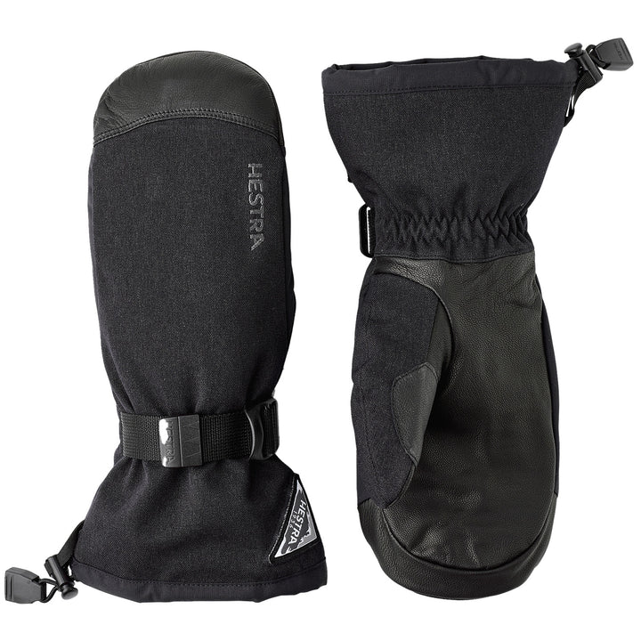 Hestra Powder Gauntlet Mittens Black