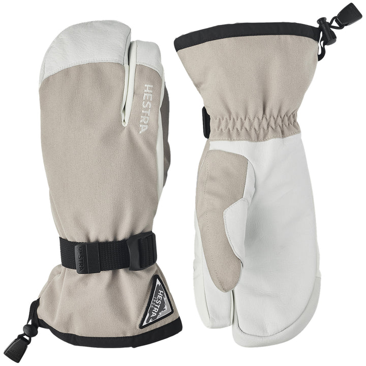 Hestra Powder Gauntlet 3 Finger Mittens Beige