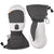 Hestra Power Heater Gauntlet Mittens Grey/White