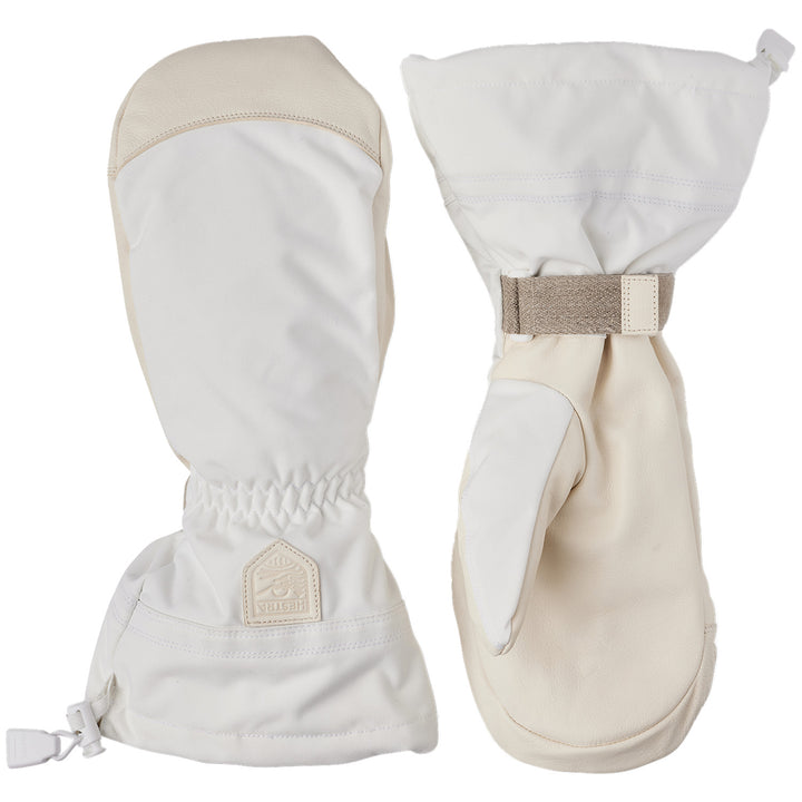 Hestra Mono Wool Mittens Off White