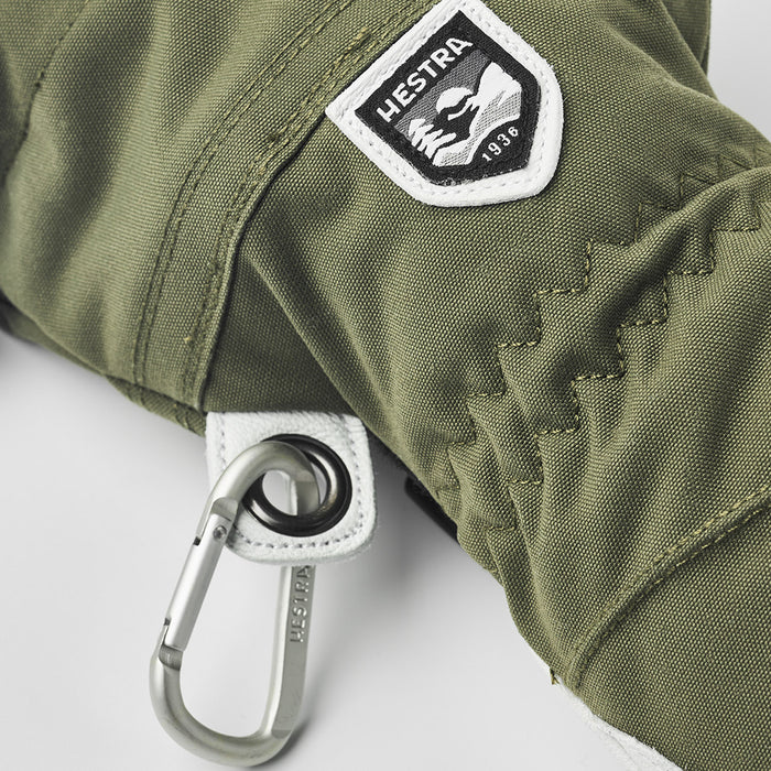 Hestra Heli Mittens - Women's Olive/Off White