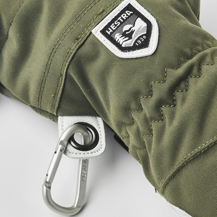 Hestra Heli Mittens - Women's Olive/Off White