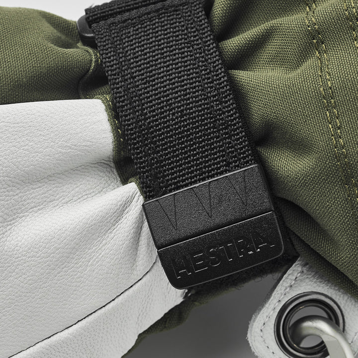 Hestra Heli Mittens - Women's Olive/Off White