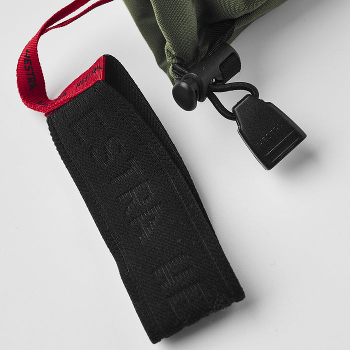 Hestra Army Leather Heli Ski 3-Finger Mittens Olive