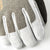 Hestra Army Leather GORE-TEX Short Gloves Light Grey/Off White