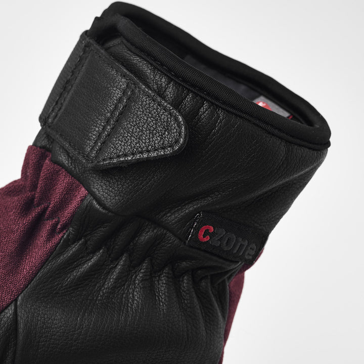 Hestra CZone Frame Mittens Bordeaux