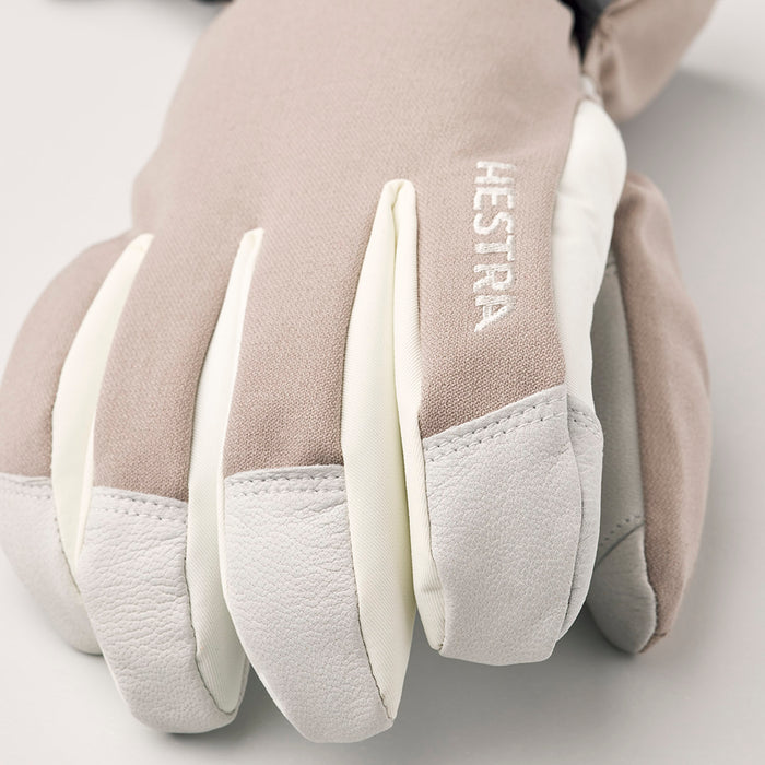 Hestra Powder Gauntlet 5 Finger Gloves Beige