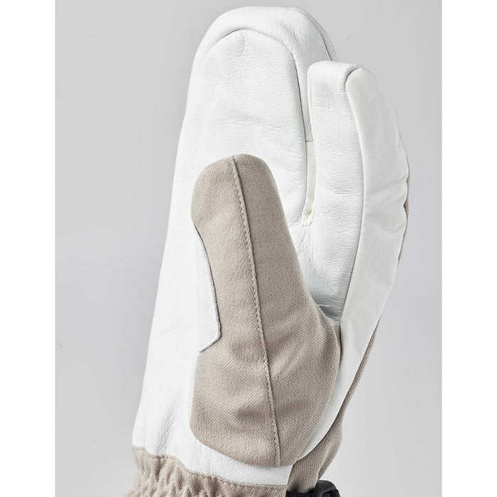 Hestra Powder Gauntlet 3 Finger Mittens Beige