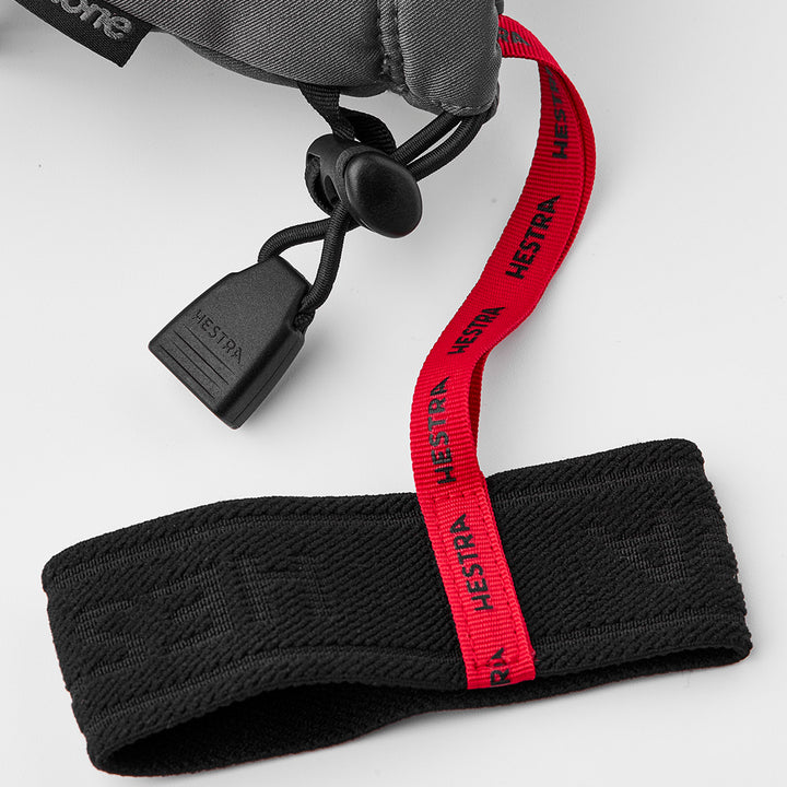 Hestra Power Heater Gauntlet Mittens Grey/White