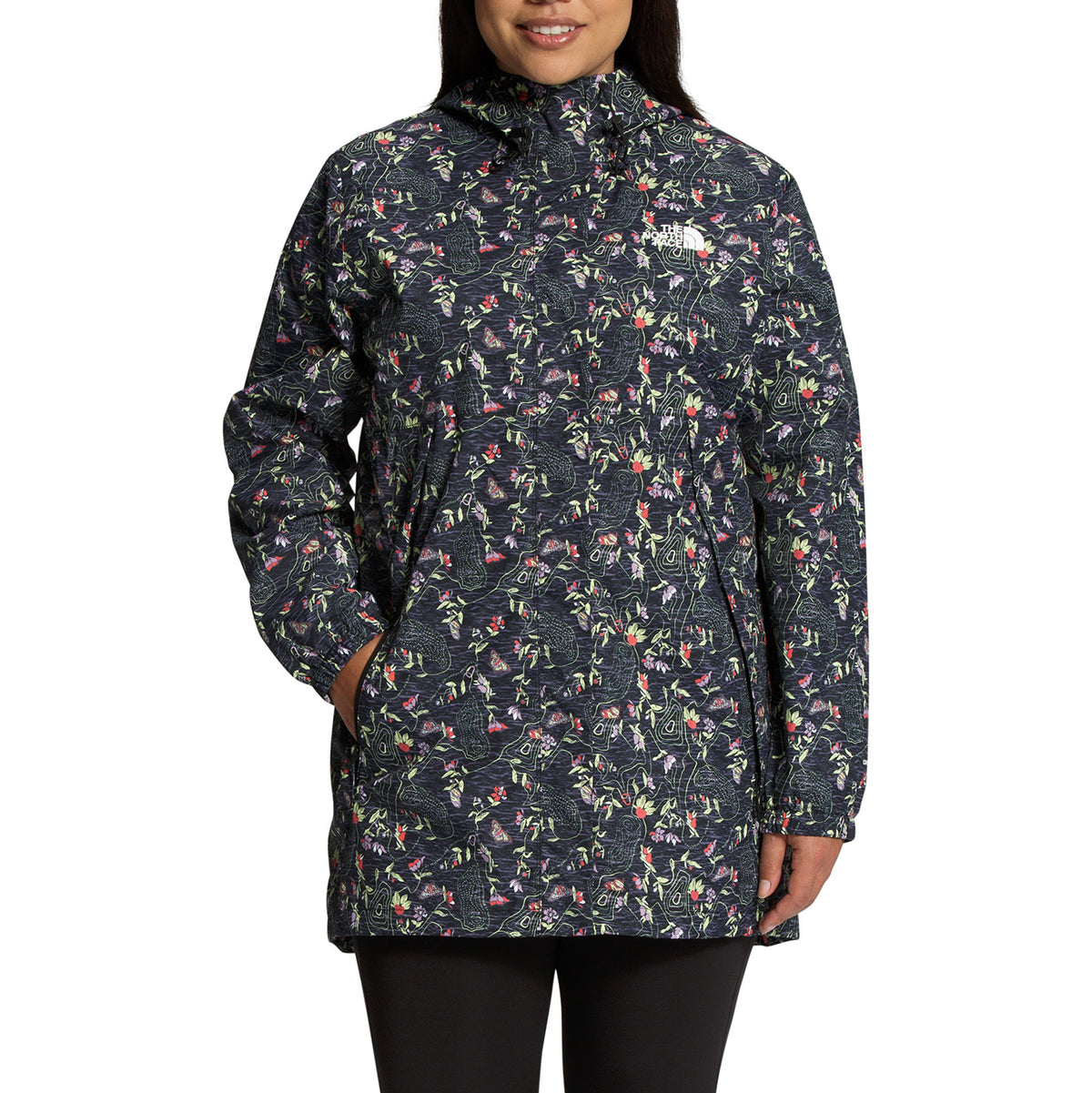 The North Face Plus Antora Parka - Women's TNF Black IWD Print