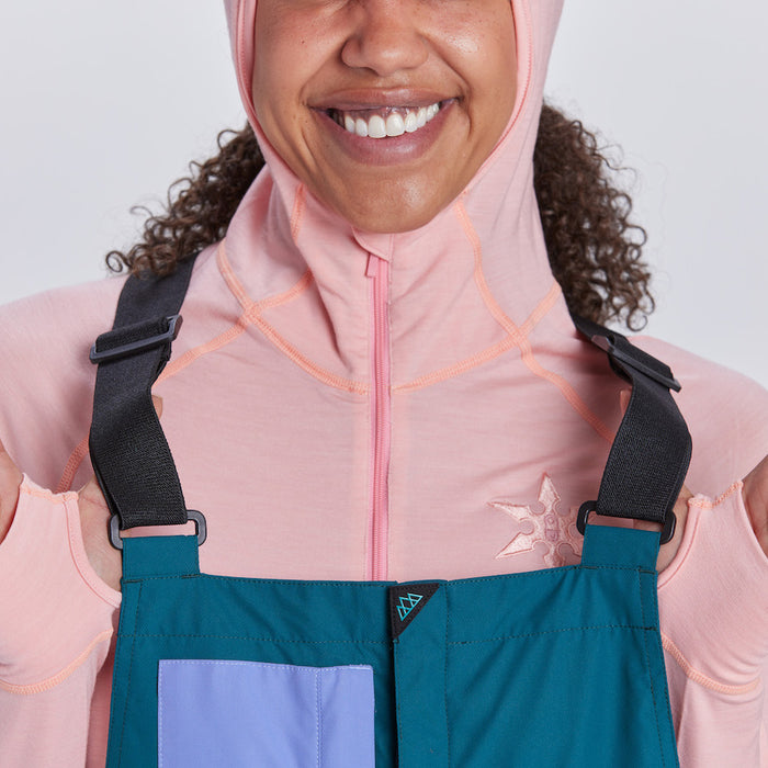 Airblaster Sassy Hot Bibs - Women's Night Spruce