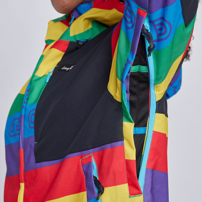 Airblaster Stretch Freedom Suit - Women's Rainbow Stripe