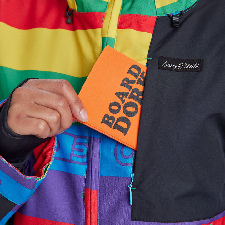 Airblaster Stretch Freedom Suit - Women's Rainbow Stripe
