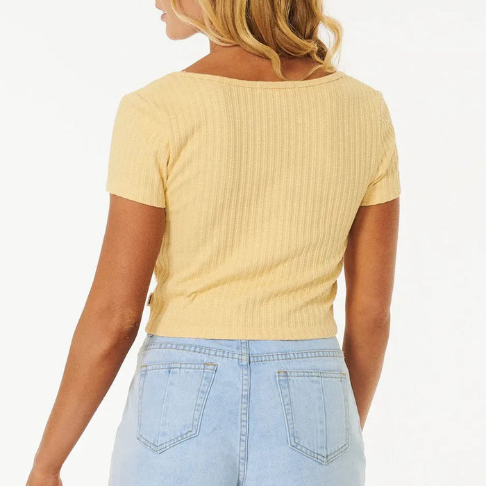 Rip Curl Indie T-Shirt - Women's Washed Yellow