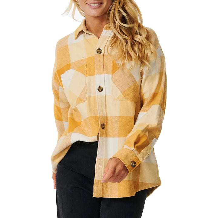 Rip Curl La Isla Flannel Shirt - Women's Gold