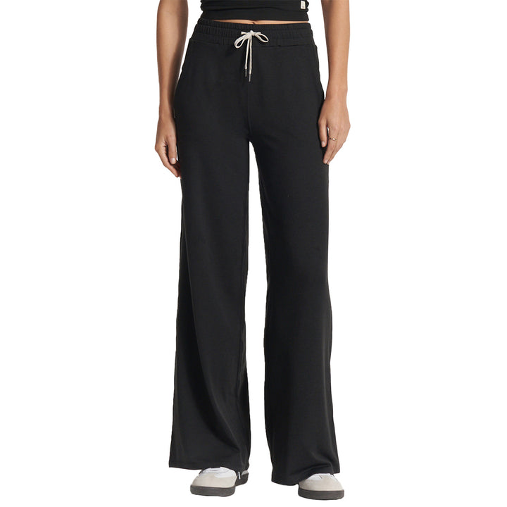 Vuori Halo Essential Wideleg Pants - Women's Black Heather