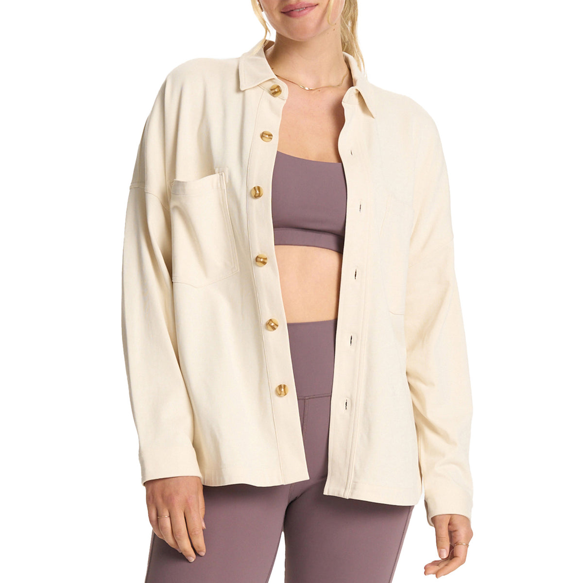 Vuori Mackenzie Shirt Jacket - Women's Natural