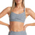 Vuori Elevation Ruched Bra - Women's Flint Heather
