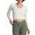Vuori Long-Sleeve Pose Scoop T-Shirt - Women's White Heather Grey