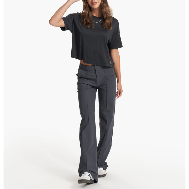 Vuori Energy T-Shirt - Women's Black Heather