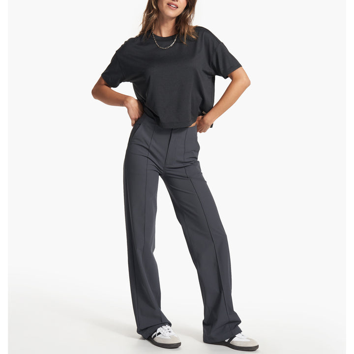Vuori Energy T-Shirt - Women's Black Heather